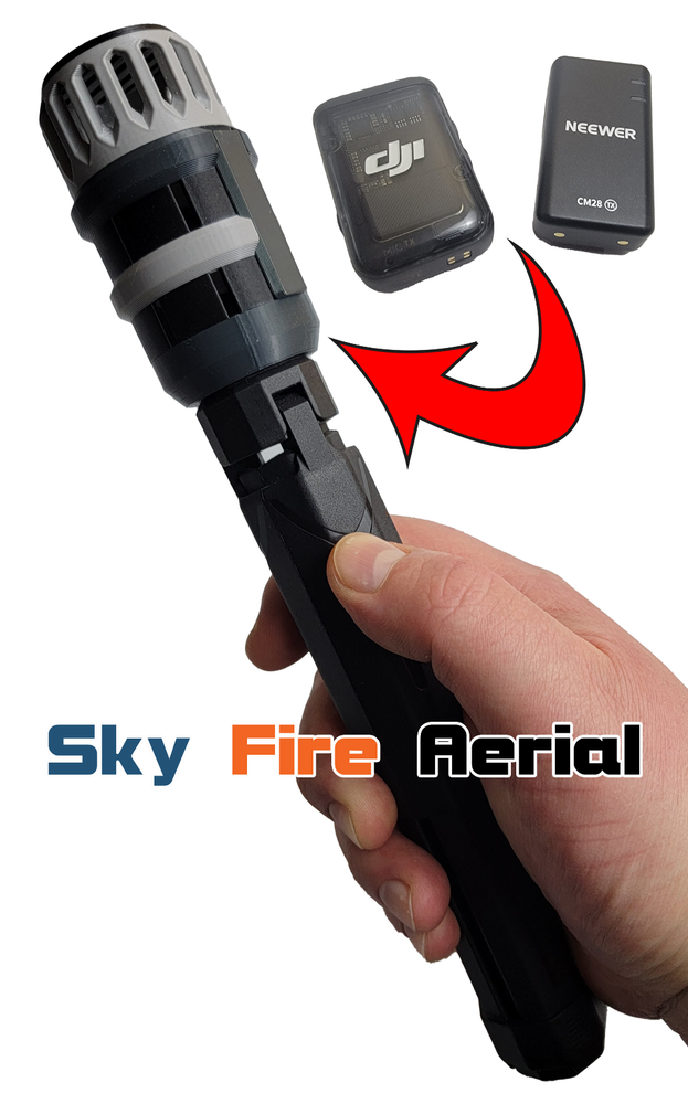 DJI Mic 2 Wireless Microphone Pod With Interview Handle/Tripod