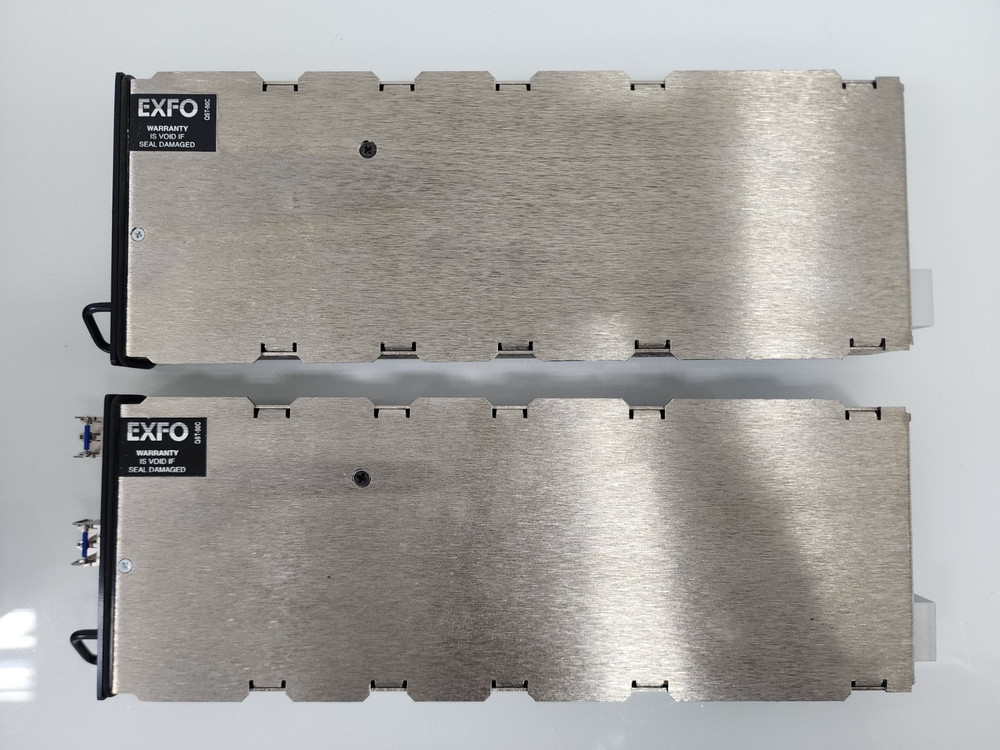 EXFO FTB-400 Network Testing, Two FTB-8510-2 Ethernet Test Modules, Gig-E, 1K