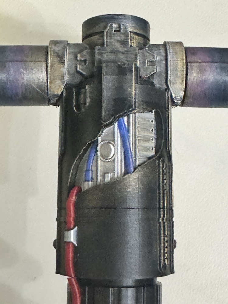Kylo Ren Lightsaber Hilt 3d Printed Display