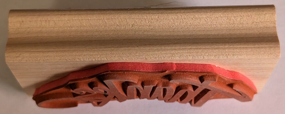 Wood/Rubber Stamp THANKS