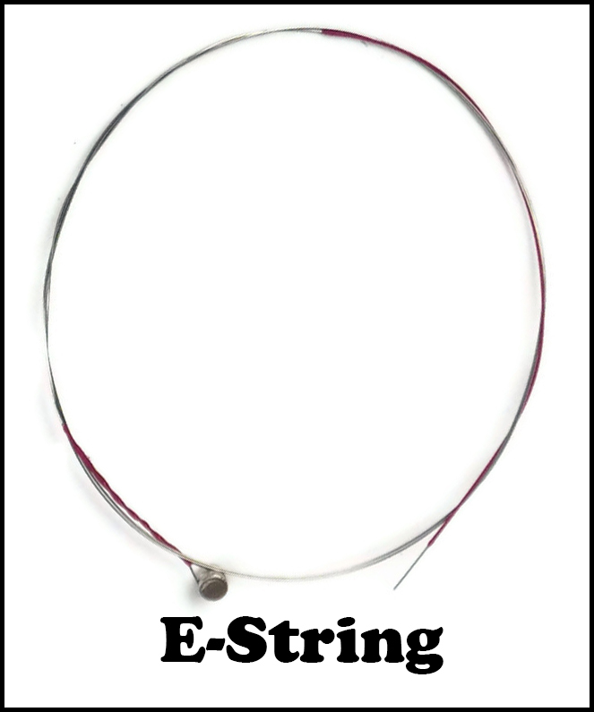 Violin Fiddle Steel String E-1 High Quality String for Violin in 3/4, 4/4 Size