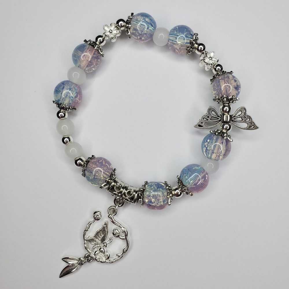 Hand crafted artisan unique gemstone bracelet