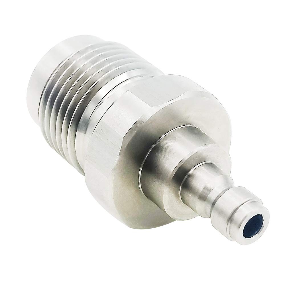 DIN Adapter with 8mm Quick Disconnect Fitting Paintball Fill Station Accessory