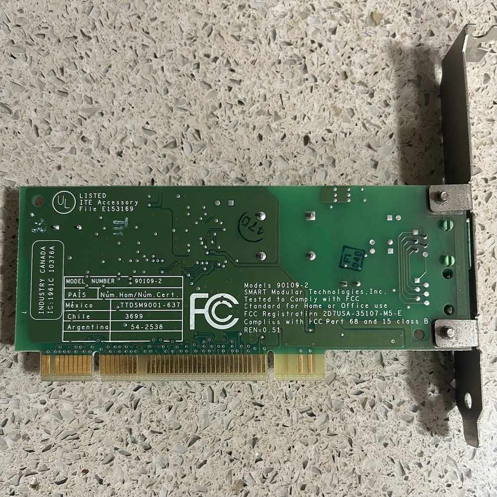 Smart Modular Technologies 90109-2 Ethernet Adapter Modem