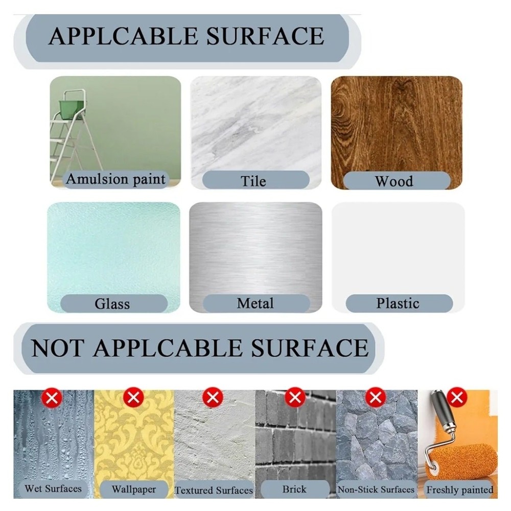 Adhesive Stick dots Two-Sided for Wall Hanging, Clean Removable(100)