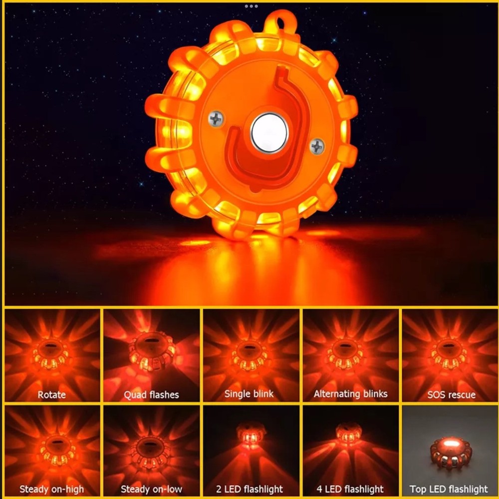 STP EMERGENCY DISC LED FLARE