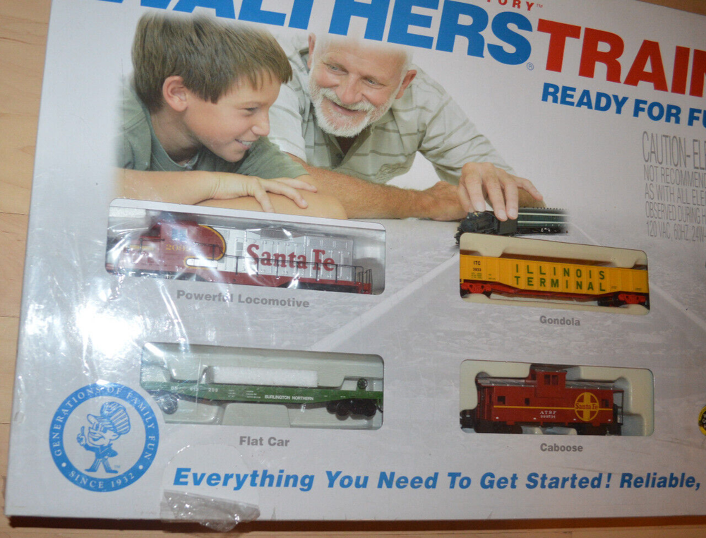 Walthers Trainline Ready For Fun Train Set 931-870 ATSF