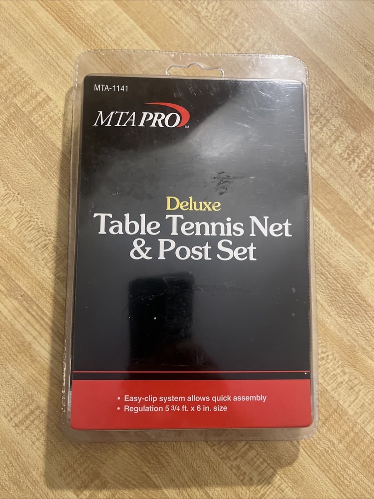 MTA MTA-1141 Pro Deluxe Table Tennis Net & Post Set