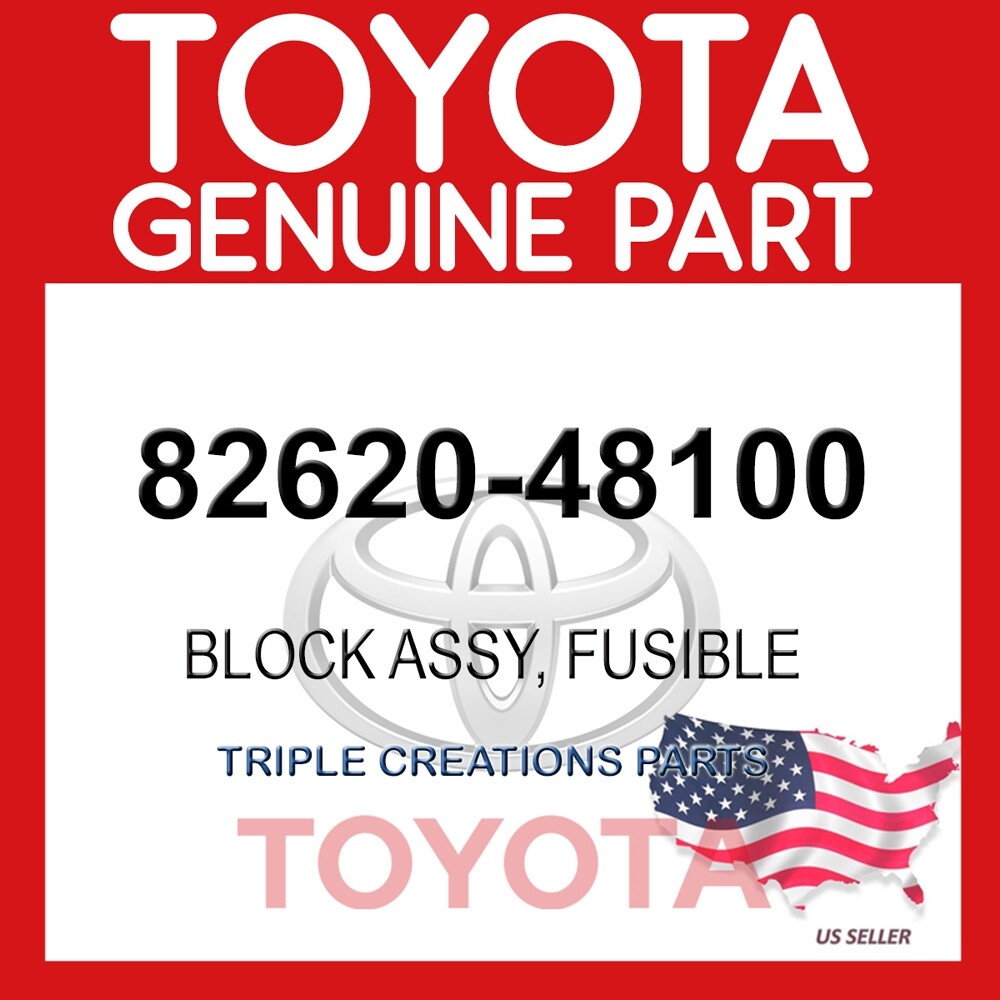 82620-48100 GENUINE Toyota BLOCK ASSY, FUSIBLE 8262048100 OEM US STOCK