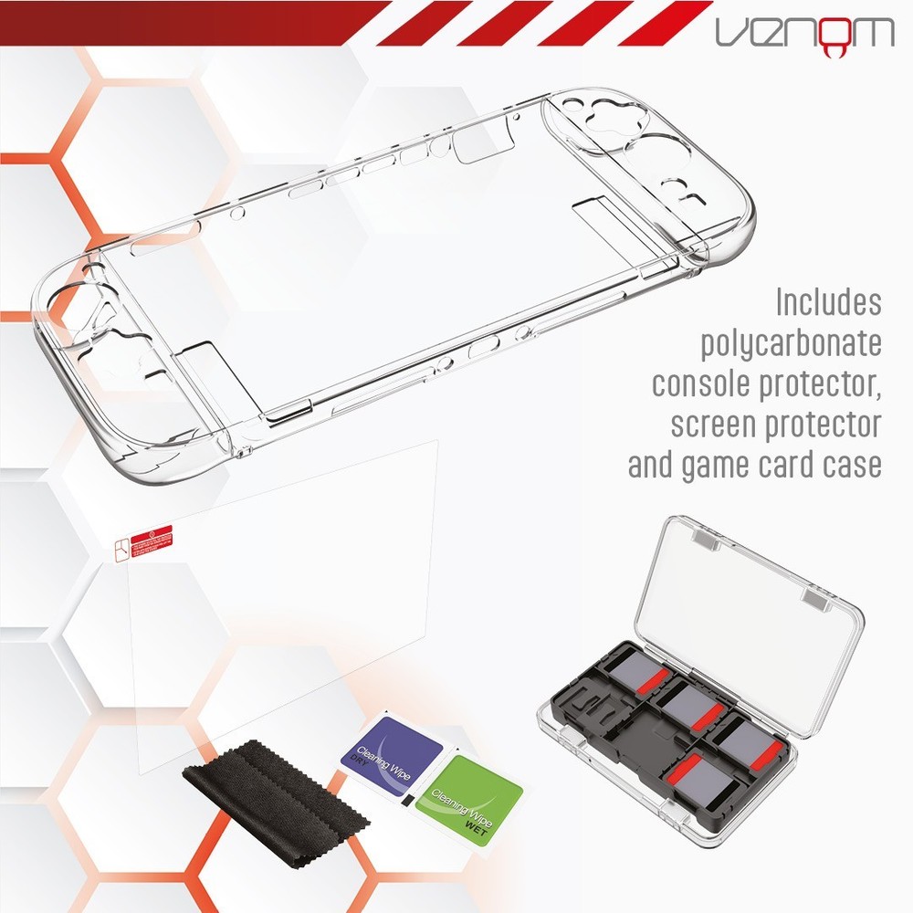 Nintendo Switch 2 Protector Kit | 4-in-1 Accessory Kit with Screen Protector