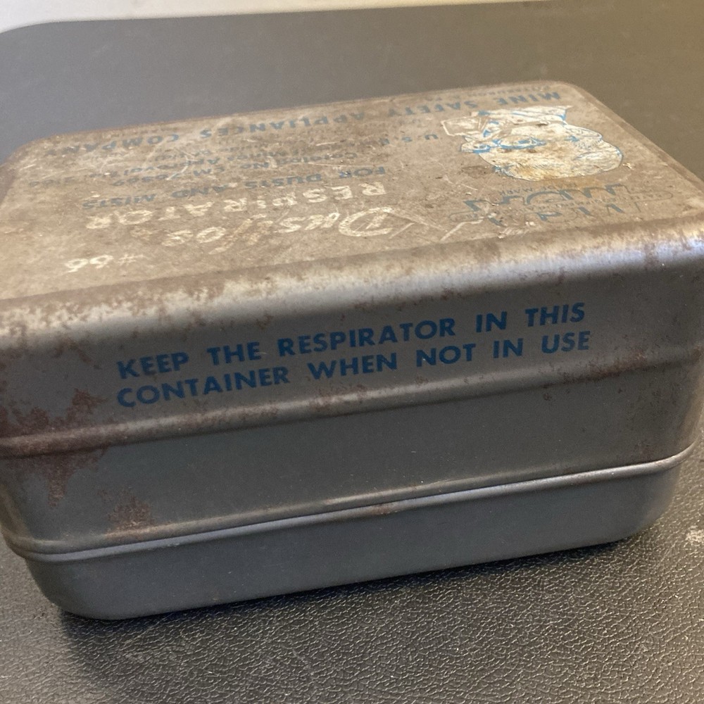 Dustfoe Mining Tin 66 Vtg Pittsburgh