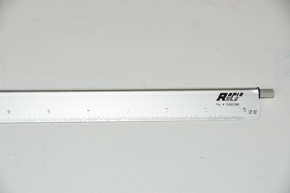 Pickett Rapid Rule 12" Architecture Adjustable Triangular Scale Model #239 ruler