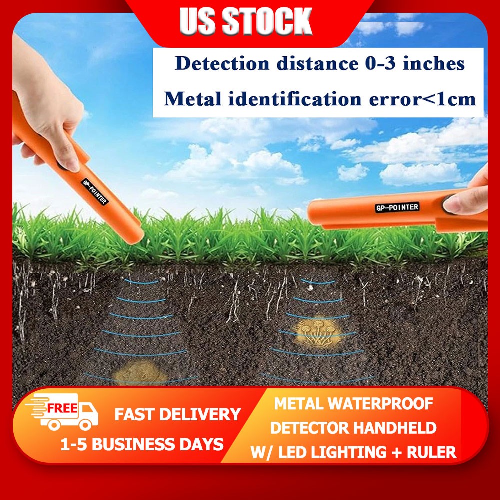 Metal Detector HandHeld Pro Pinpointer Pointer Probe Waterproof Sensitive Tester