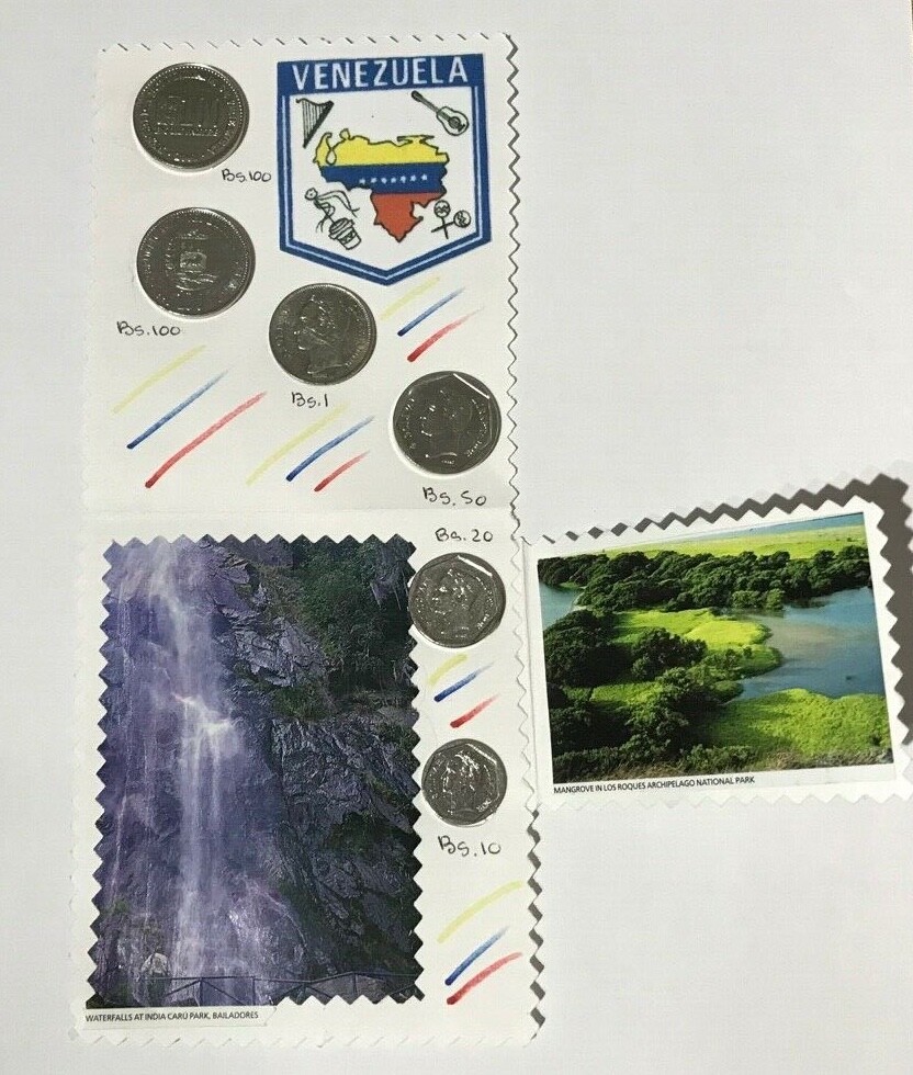 4 VENEZUELA CIRCULATED COIN SETS