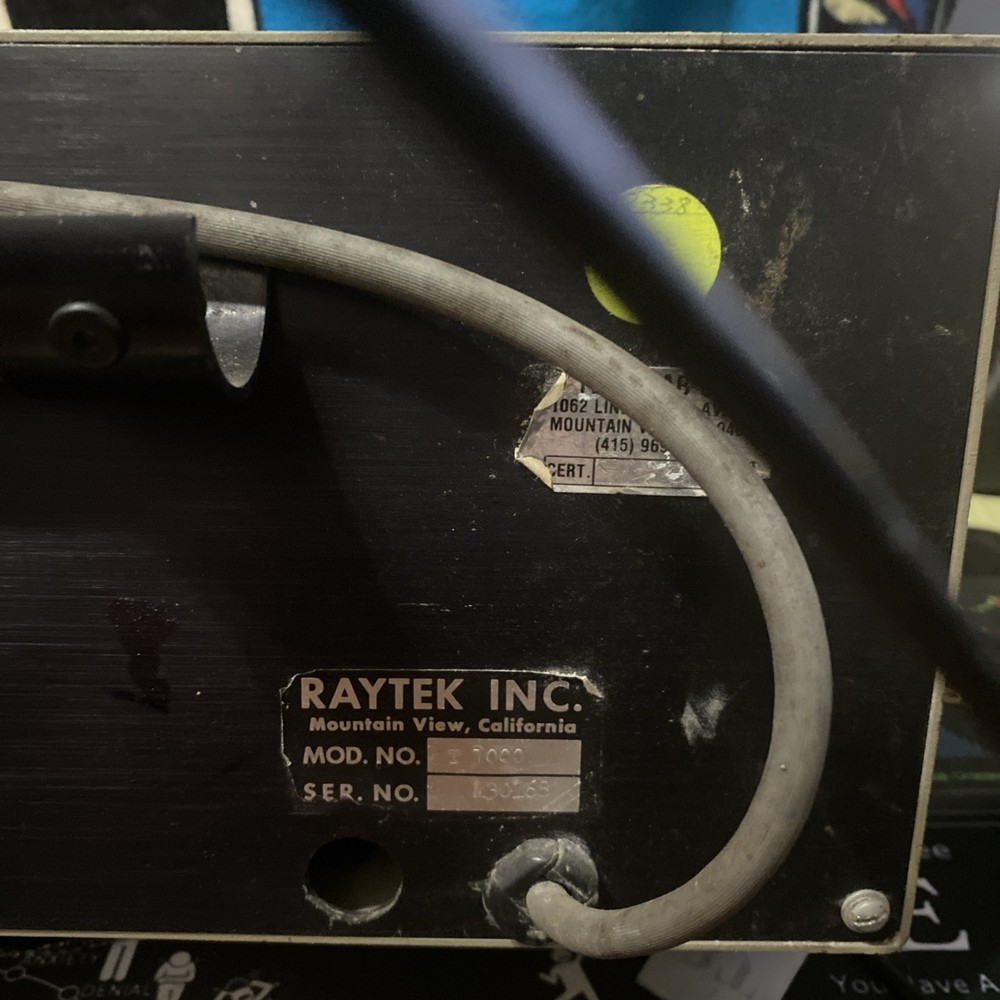 Raytek Thermoprobe T1000 Partially Tested Probe Cable Degrees Centigrade Workin