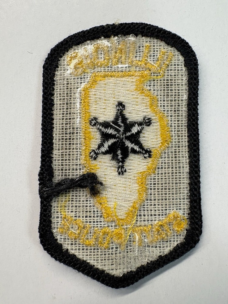 Illinois State Police Mini / Hat Patch ~ Approx 2.5”