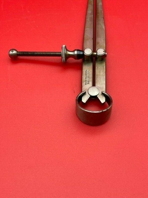 Starrett 73A-5 Yankee Spring-Type Inside Caliper, 5" Size, Solid Nut IN STOCK