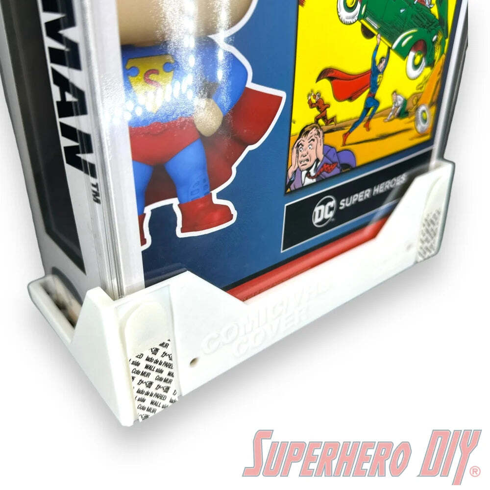 Pop Comic Covers Floating Shelf | Fits Comic Funko Pop Box | Includes screws