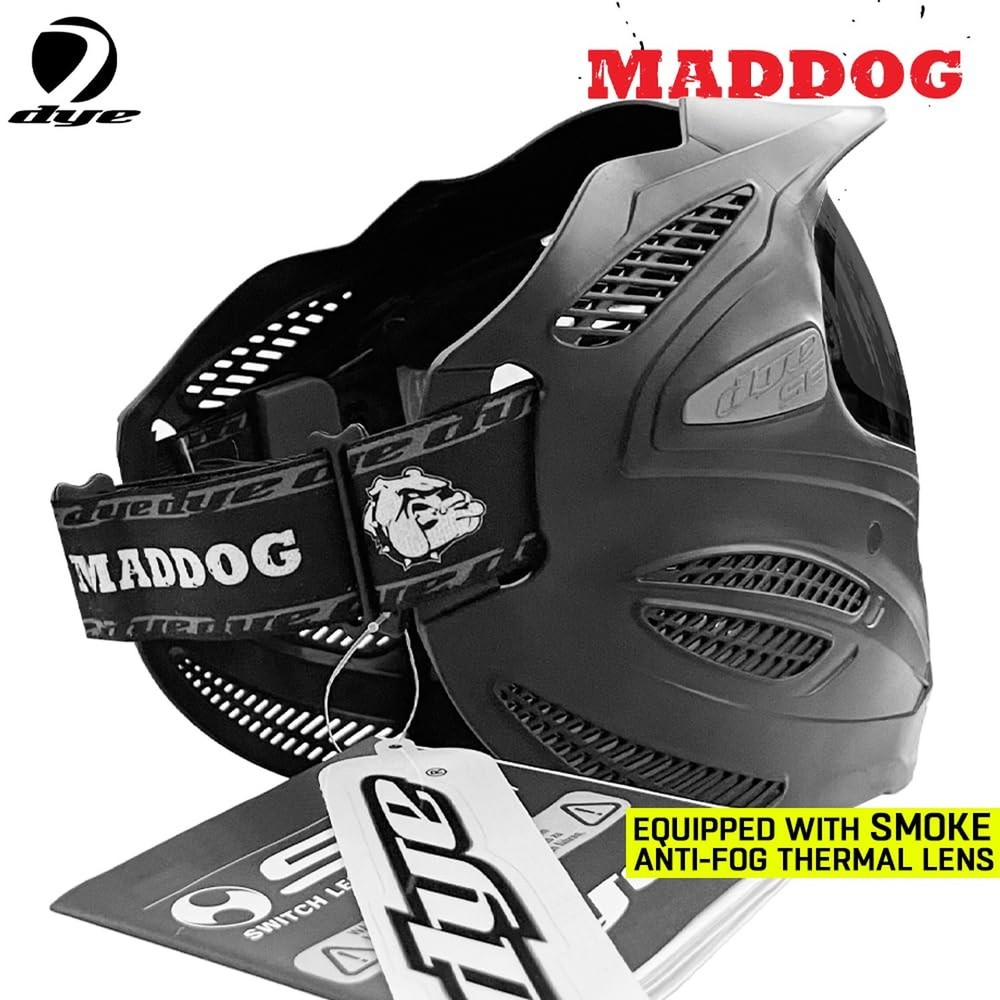 Maddog Dye SE Special Edition Paintball Mask Goggle System | Replaceable SLS ...