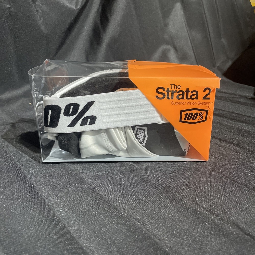 100% The Strata 2 Goggle White
