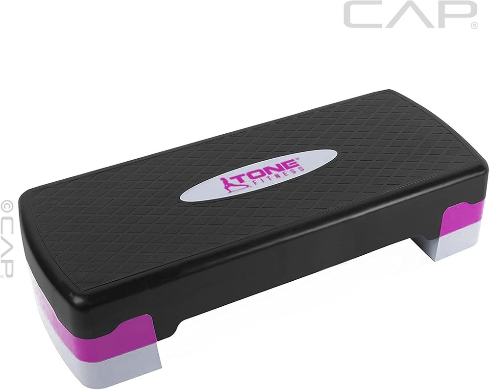 Compact Adjustable Aerobic Step Platform | Non-Slip Workout Step for All Levels