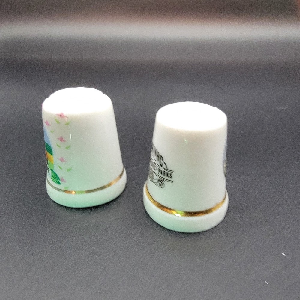 8 Collectible Thimbles From Various Destinations