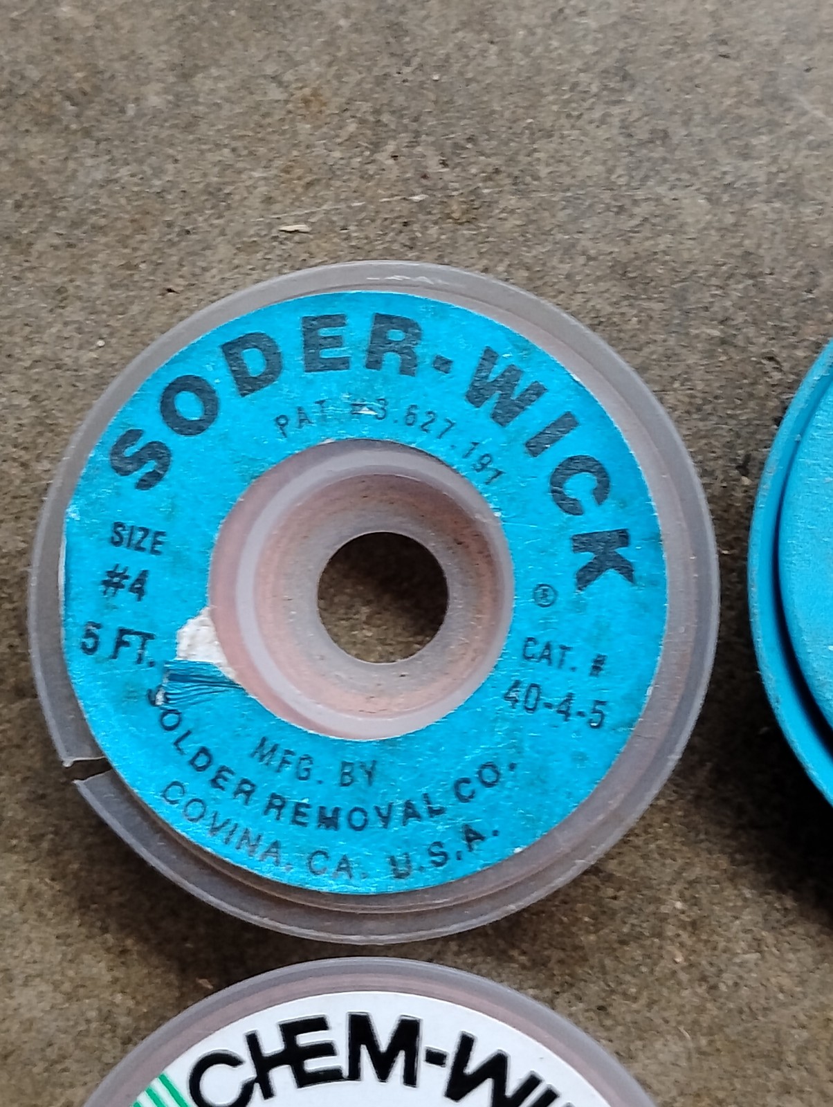 Chem-Wik Lite & Soder-Wick Lot 4- 5ft Rolls remover/ desolder Mixed Lot