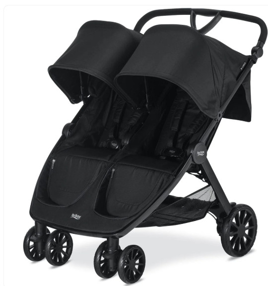 Free Shipping Britax B-Lively Double Stroller - Raven