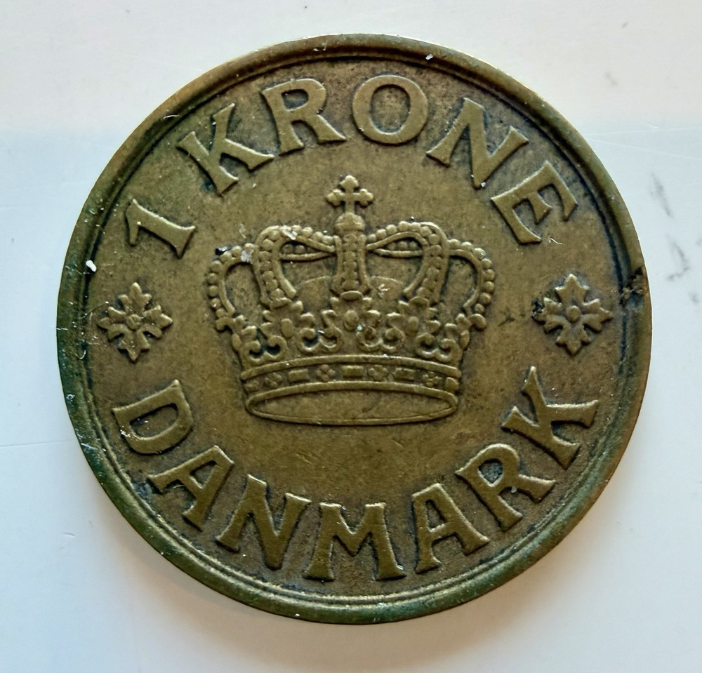 1926 Denmark 2 Kroner Coin