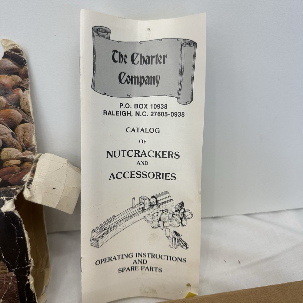 Vintage TEXAS NATIVE INERTIA NUTCRACKER MODEL #7141 Original Box & Instructions