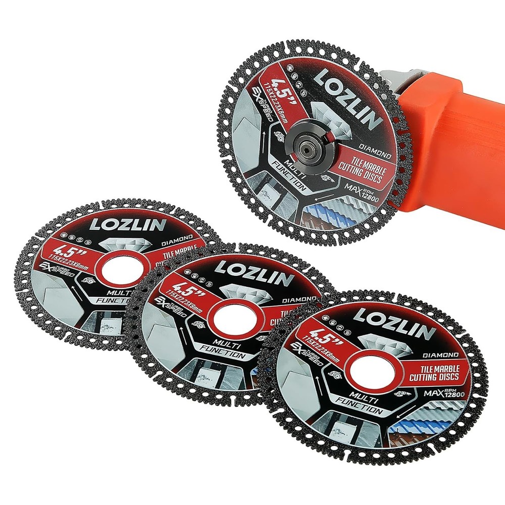 DIAMOND Blade 4.5" Ultra-Thin Tile Cutter 3PCS for Marble Ceramic