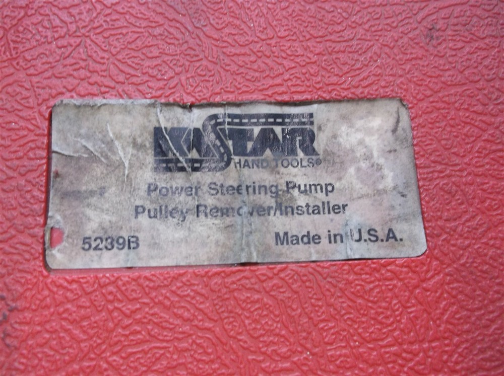 Master 5239B Power Steering Pump Pulley Remover Case Only