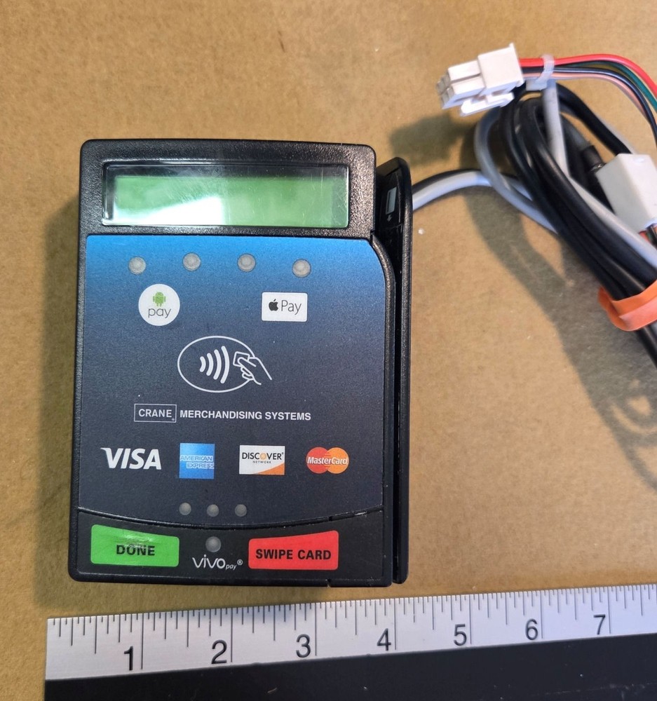 Crane ID Tech vending machine credit card reader - Tested good
