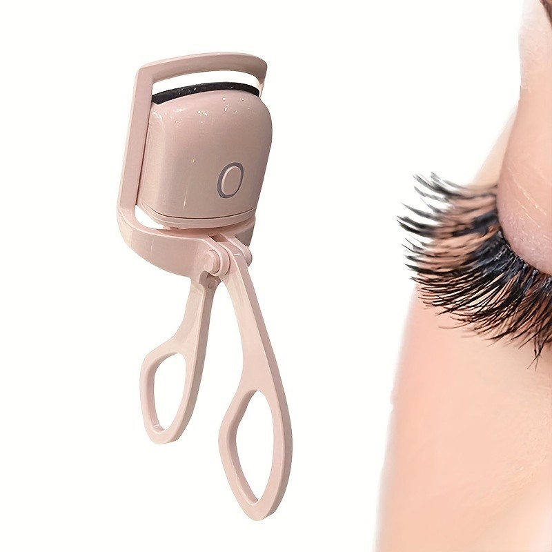 Heated Eyelash Curler Portable Lash Styling Tool Long Lasting Curl Maker