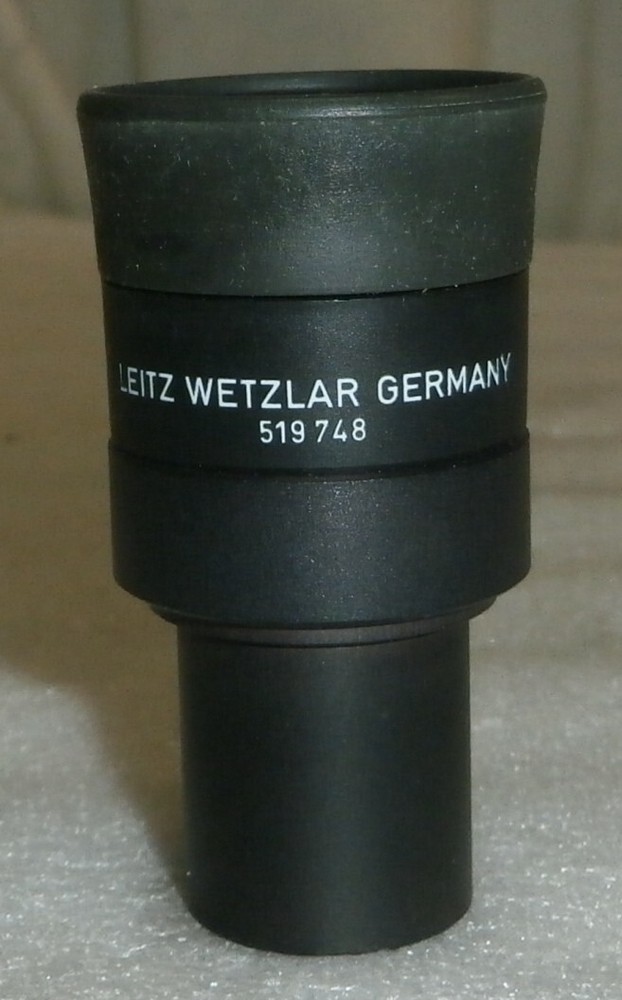 MICROSCOPE EYEPIECE OCULAR LEITZ GERMANY 519748 OPTICS