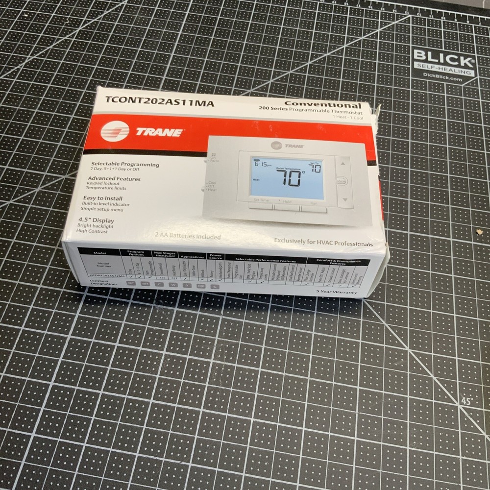 Trane TCONT202AS11MA Programmable Thermostat