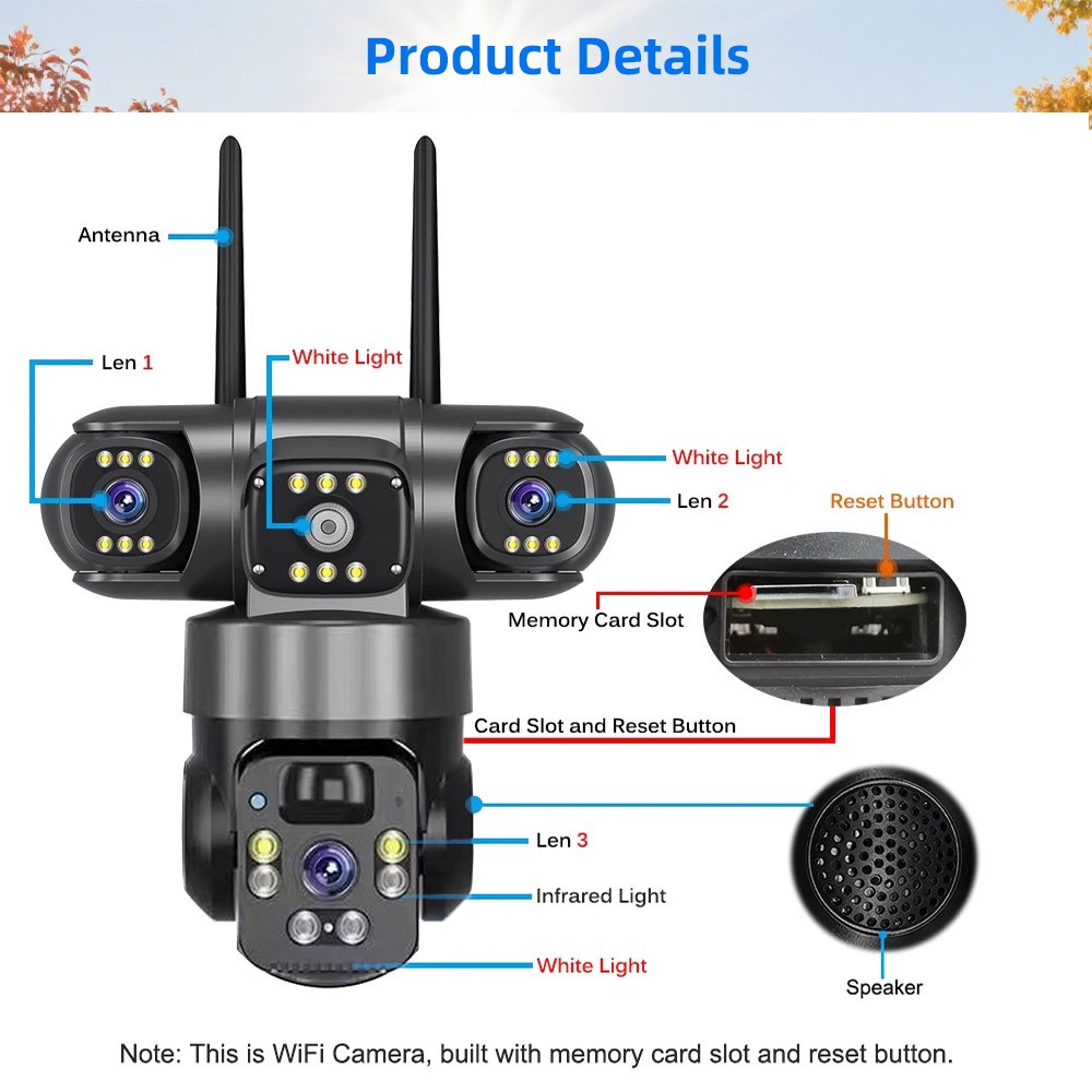 KEPEAK 4K/9MP Solar Powered Camera