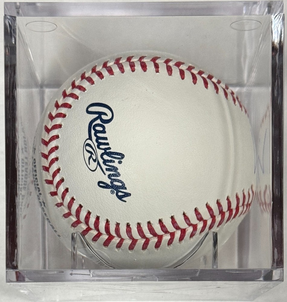 Chauncey Leopardi "Squints" Signed Official MLB Baseball JSA COA