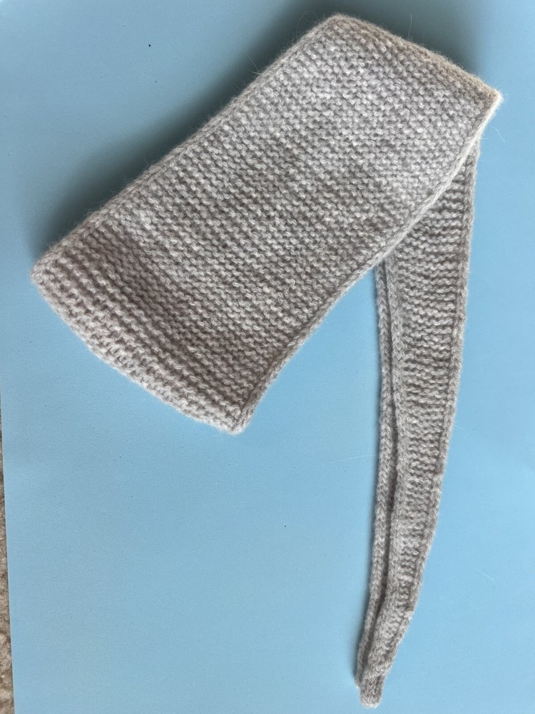Handmade Beige Infinity Scarf