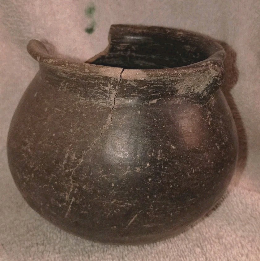 Great Antique Ancestral Pueblo Jar Pottery Bowl