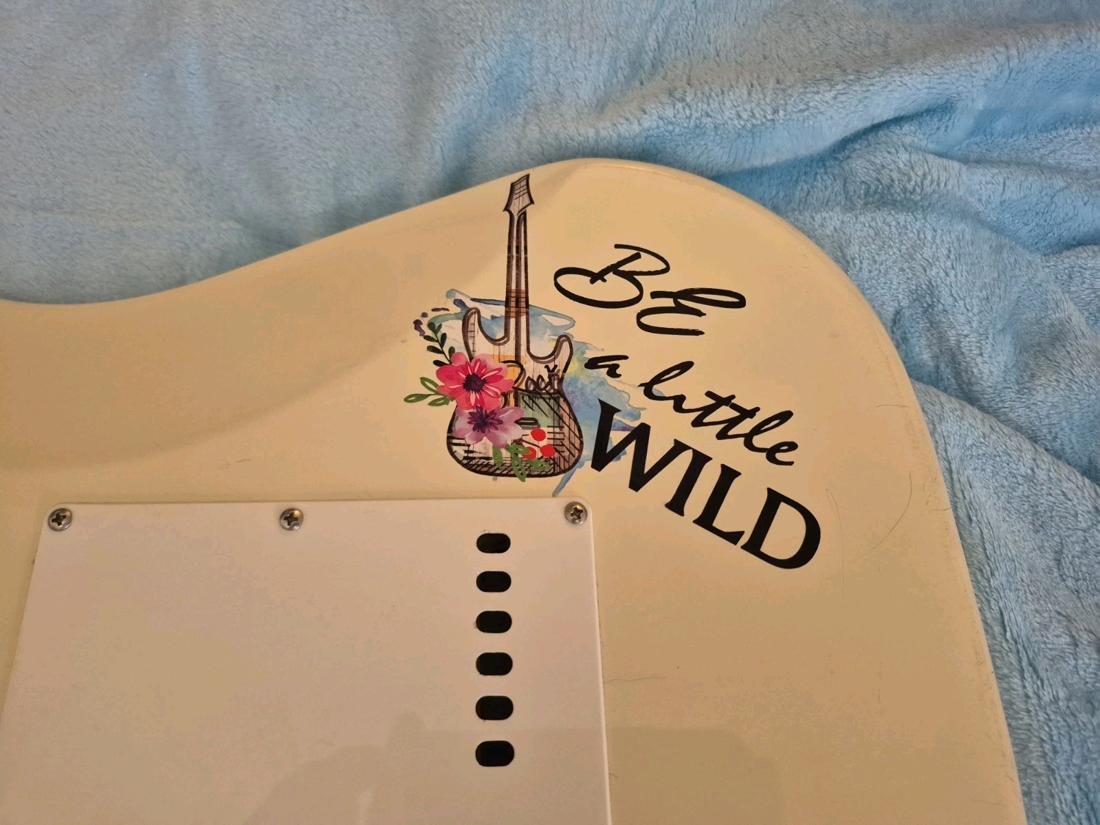 Squier By Fender Stratocaster Strat Electric Guitar Body Arctic White Reliced