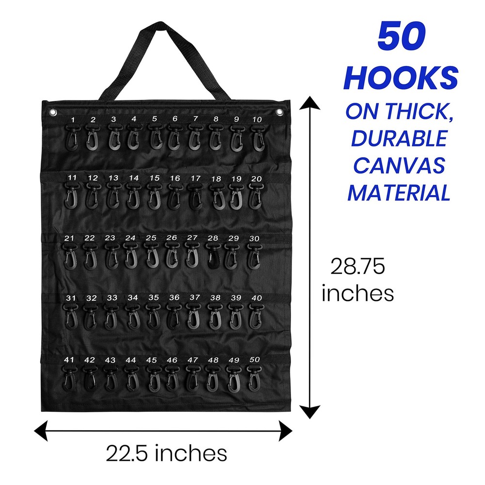 Roll Up Key Organizer - Flexible Key Case for Easy Storage and Access