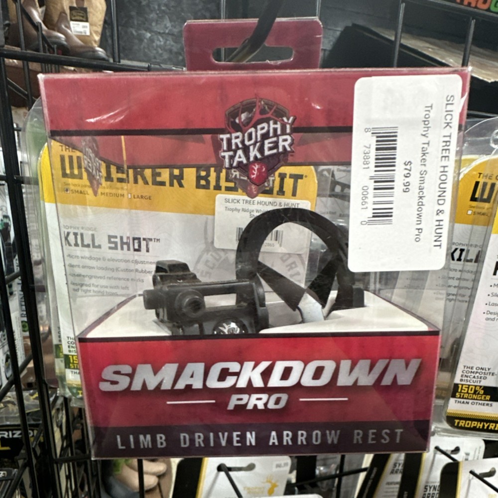 Trophy Taker Smackdown Pro Limb Driven Arrow Rest Left Hand Black T3201