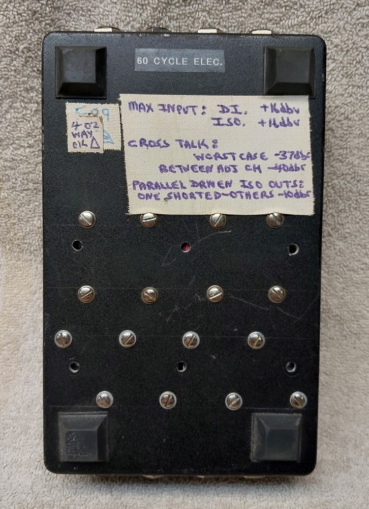 Custom Made Multi I/O Ground Loop Isolator Scobar's Terrible Box