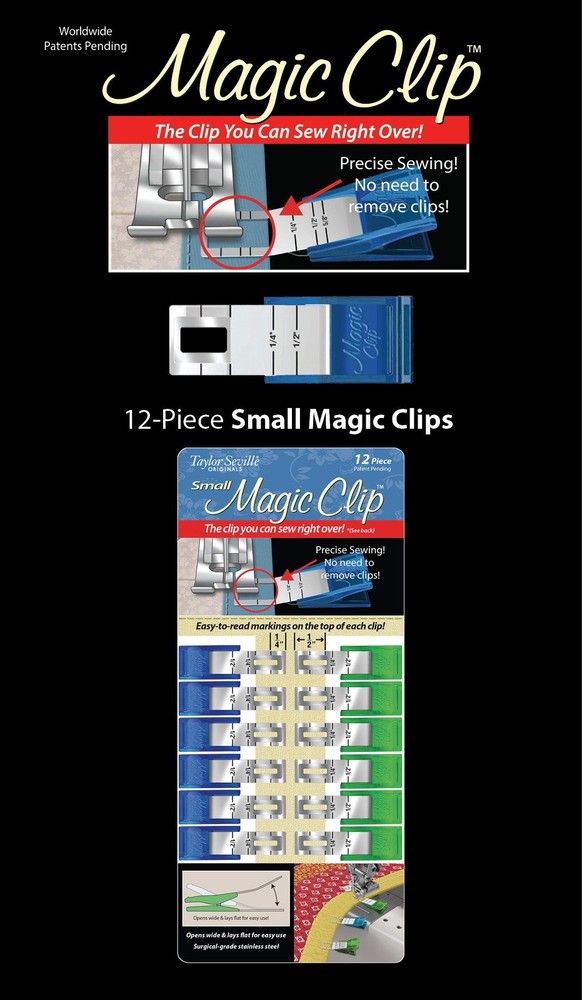 GHI 16046 Magic Clips 12pc-Small