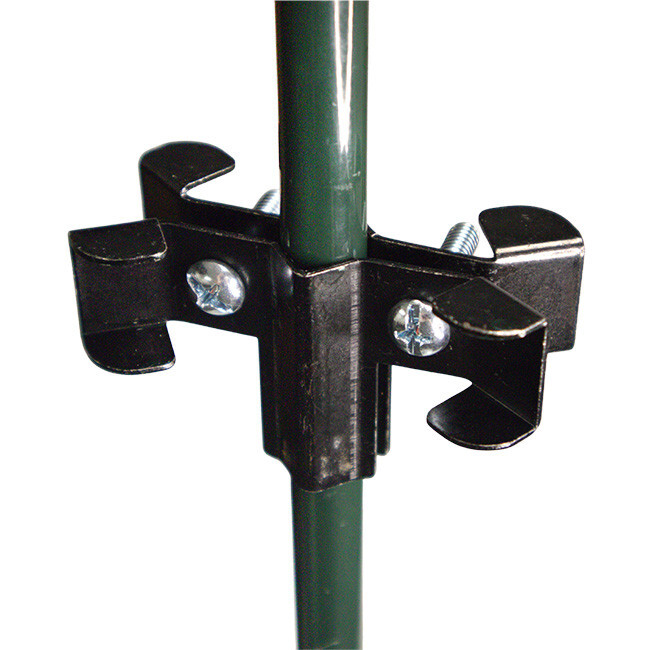 Erva Wrap-Around Pole Mount Squirrel Baffle, Black, 24" dia.