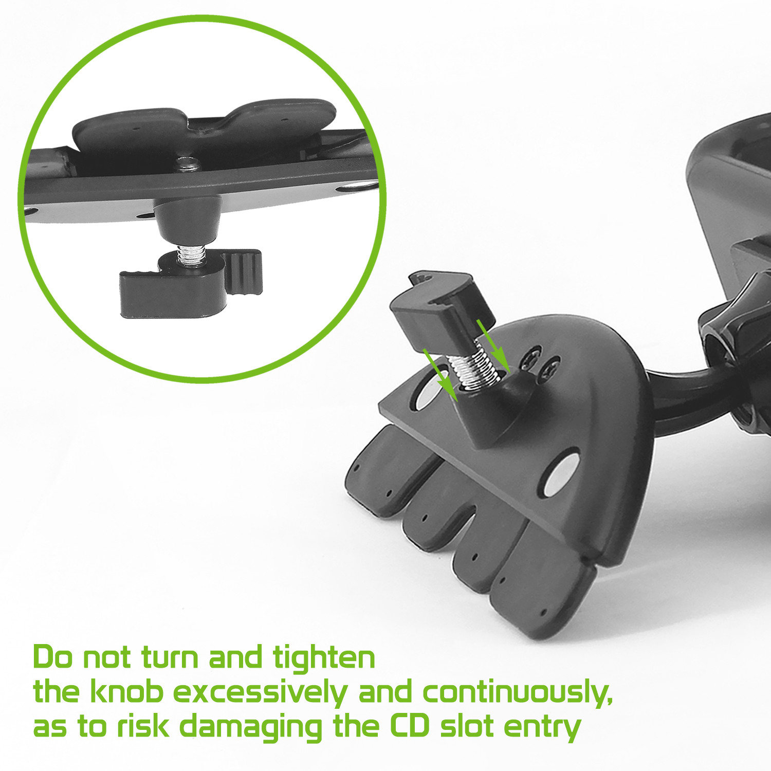 Tablet Holder, Universal Car CD Slot Phone and Tablet Mount Cradle