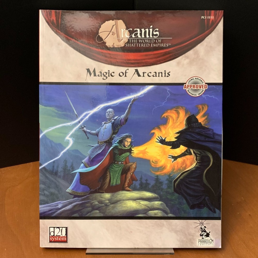 d20 Arcanis Game book Set by Paradigm Concepts, Dungeons & Dragons Lot