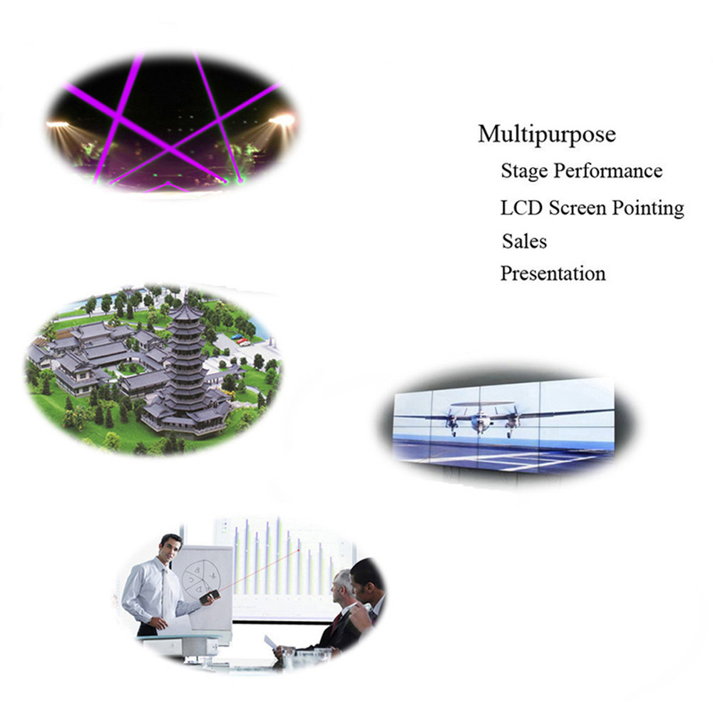 2Pack Lazer Green Battery-powered laser pointer Astronomy Visible Beam Light