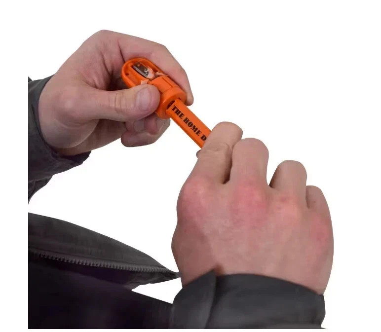 Carpenter Pencils with Original Sharpener (10-Pack)